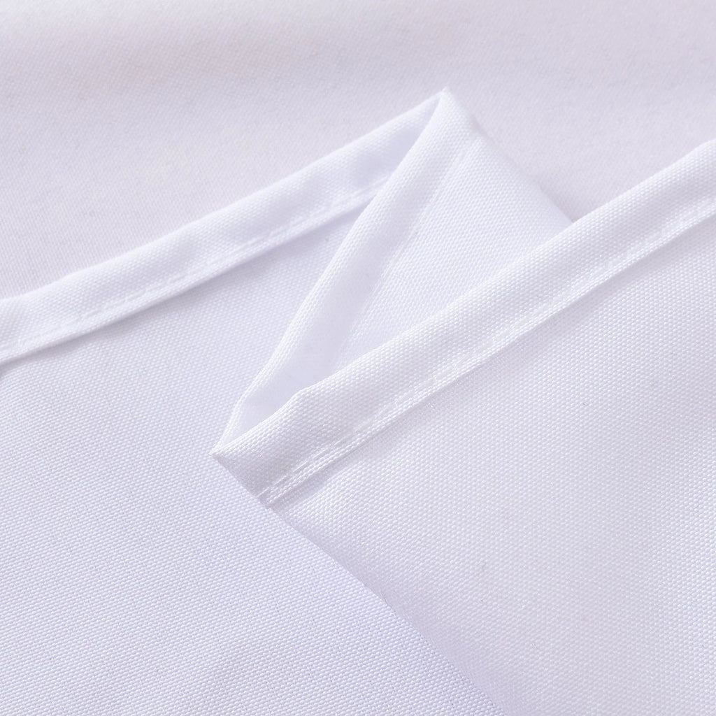 Waterproof Tablecloth 55"x79" (140x200 cm) – White Spill-Proof Table Cover for Dining, Kitchen & Outdoor Parties