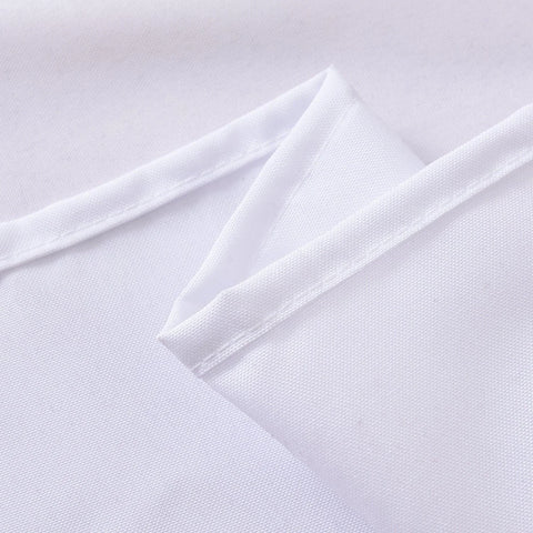 Waterproof Tablecloth 55"x79" (140x200 cm) – White Spill-Proof Table Cover for Dining, Kitchen & Outdoor Parties