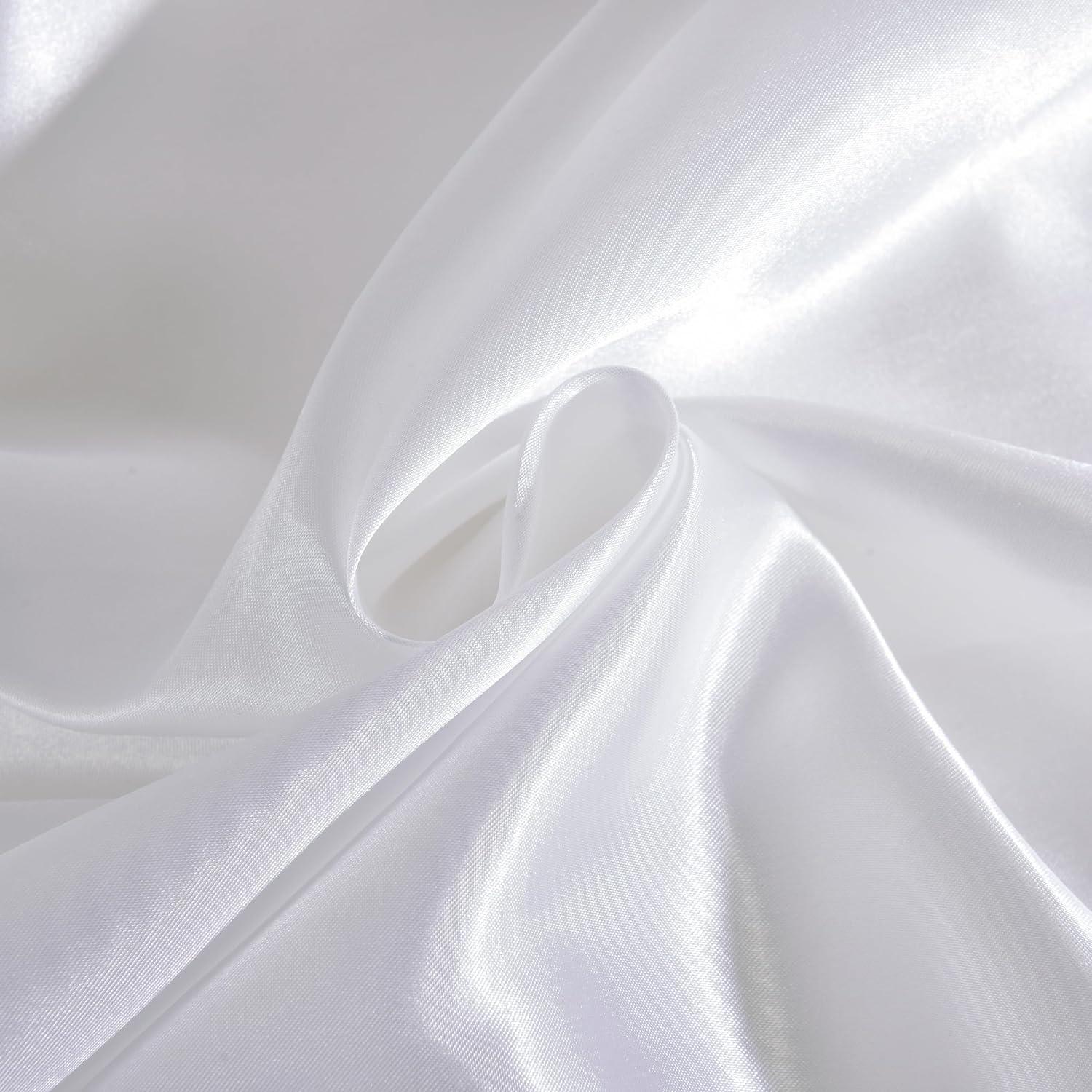 Luxury Satin Silk 6-Piece Bedding Set – Duvet Cover, Fitted Sheet & 4 Pillowcases | Soft, Smooth & Elegant Bedroom Set