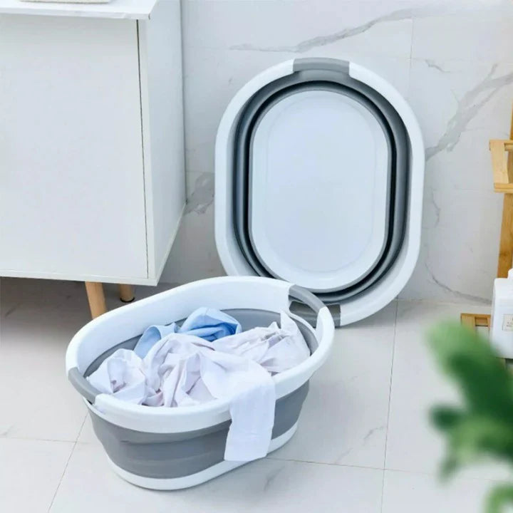 67L Collapsible Laundry Basket with Handles – Foldable Plastic Storage Bin for Laundry, Toys & Home Organization
