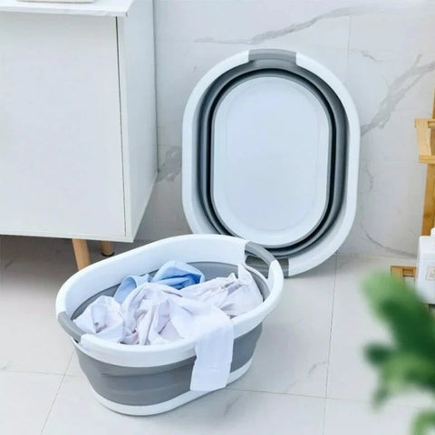 67L Collapsible Laundry Basket with Handles – Foldable Plastic Storage Bin for Laundry, Toys & Home Organization